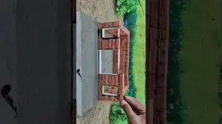 Art of Mini house 🏡 cunstruction| Handmade🚧 Model| @HMbuildx