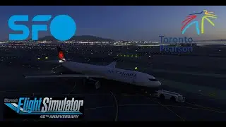 SUNRISE Departure from the UPDATED Flightbeam KSFO | KSFO-CYYZ PART I