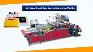 Double Seal Security Courier Bag Making Machine