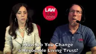 How do you change a revocable living trust?