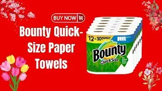 Bounty Paper Towels Quick Size