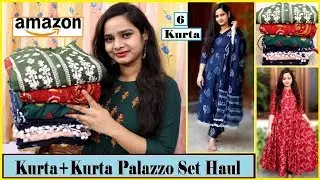Amazon Kurta Haul 2020 | Комплект Amazon Kurta Palazzo | Коллекция Amazon Online Shopping | Мода и тренды
