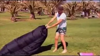 hangout self inflatable airbag promo