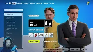 🔴NEW Fortnite THE OFFICE Skins BUNDLE OUT NOW!