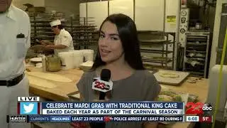 Mardi Gras King Cake in Bakersfield