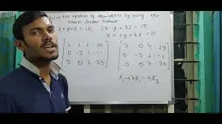 VTU| FIRST SEM | MODEL PAPER QUESTION SET1(9B) |GAUSS-JORDAN METHOD #engineering #maths #vtu