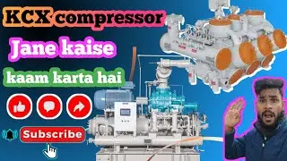 KCX72 Chiller System & Screw Compressor Working |AC Plant Diaries#shorts #hvac #machine #compressor 