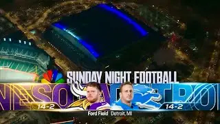 NBC Sunday Night Football 2024 Week 18 Intro/Theme | Vikings vs Lions