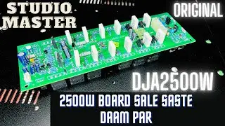Studio Master DJA2500 Original CHANNEL WHOLESALE RATE PAR LIJIYE 2500W IMPORTED PCB SALE || TBG