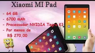 Tablet Xiaomi MI Pad - Baratinho da Shopee - Será que vale a pena? - Testei jogo e IPTV (Uni