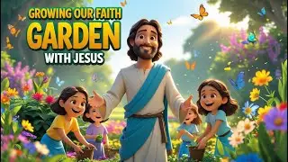 Growing Faith with Jesus 🌱 | Kids Bible Song | Little Harmony Club