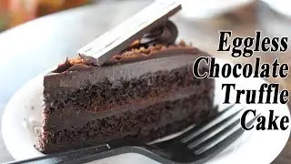 Chocolate Truffle Cake | Eggless Chocolate Dessert Recipe | Madhurasrecipe