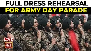 LIVE: Full Dress Rehearsal For Army Day Parade From Jaipur I Army Day Parade 2026 LIVE Visuals