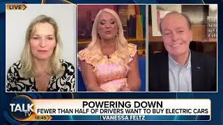 Quentin Willson on Talk TV with Venessa discussing EV survey results