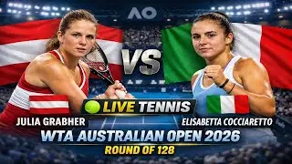 Julia Grabher Vs Elisabetta Cocciaretto 🎾LIVE TENNIS WTA Australia Open 2026 Round Of 128