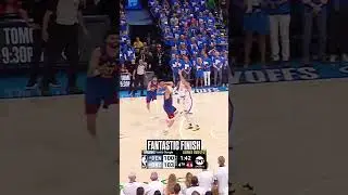 👀 The FANTASTIC FINISH of NUGGETS/THUNDER Game 5 in OKC!🔥⏱️  #HoopsDrama #OKCBasketball
