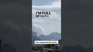 Affirmation to say at peace in faith and trust in God #God #Jesus #Affirmation #Prayer #TrustGod