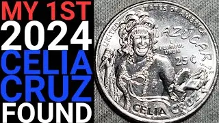 ❄️ 2024 CELIA CRUZ QUARTER ❄️ Plus Others Found Hunting Quarters #dwcnc #money #quarter #2024 #coin