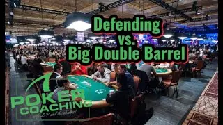 How to defend against two big bets in a No Limit Texas Holdem Poker Tournament