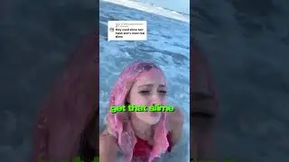 that&rsquo;s why she went bald after putting hair slime on her head lol