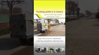 High Pressure Garbage Electric Street Sweeper Washing Vehicle