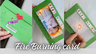 Make Your Own FIRE 🔥 Burning Card in Just 5 Minutes