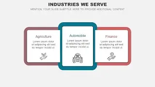 Industries We Serve Animated PPT Template