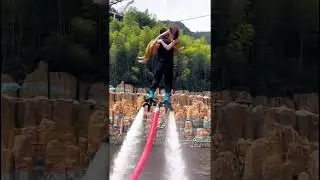 Flyboard Ride Girls Enjoy With Man Love It   💗💖💗💖