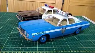 1975 Plymouth Fury NYPD, 1:18 scale, by Greenlight Artisan