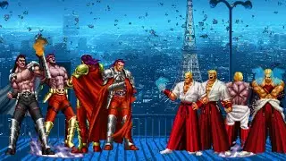 WOLFGANG KRAUSER TEAM VS GEESE HOWARD TEAM - KOF MUGEN(2018) || ANTONIO KINGZ