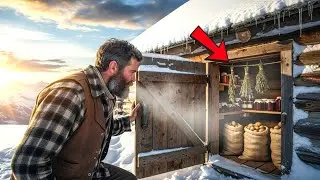 Everyone Laughed When He Built a Root Cellar Into His Cabin Until It Stayed Warm All Winter