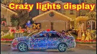 Невероятные рождественские огни на Candy Cane Lane в Торрансе в 2021 году