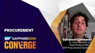 SAPPHIRE NOW Converge - Procurement Channel