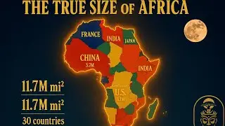 AFRICA IS NOT SMALL | THE BIGGEST MAP MYTH EXPOSED 🌍✨