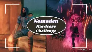 Valheim Nomaden Challenge, es wird Hardcore,  keine Base, keine Portale, keine Karte, Folge 3
