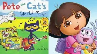 MERGED - Pete The Cat and Dora The Explorer Mellow Yellow (Minions)