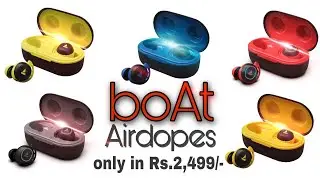boAt Airdopes in various colours / Water Resistance / Type C-port / only in Rs. 2,499/-