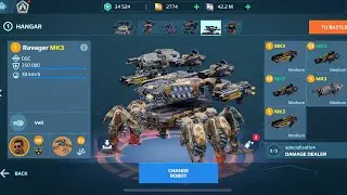 Ravager UE Storm Corona | one shot one Kill | War Robots Gameplay