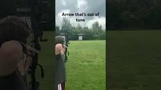 Why arrow tuning is important!!! #shorts #hunting #shooting @RanchFairy