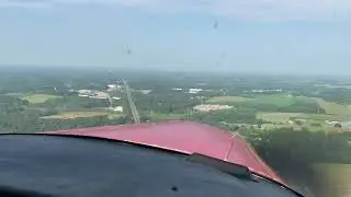 Piper Comanche 260B landing in Statesville