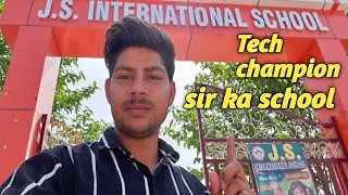 Tech champion support ka school.🏢 #techchampion sir se  आज मिलने गाया  new vlog