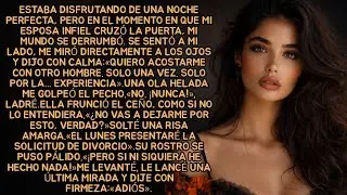 Estaba disfrutando de una noche perfecta, pero en el momento en que mi esposa infiel cruzó la puerta