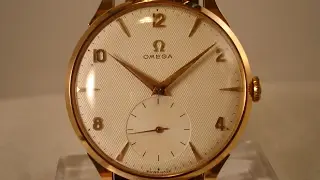 Omega in oro 37mm Cal 266, anno 1954