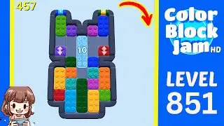 Color Block Jam Level 457 (851) Solution Walkthrough