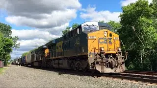 Amtrak 281, CSX Q007 & Q020 at Centerport (6/13/20)