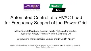 How could control of HVAC loads help support the power system?