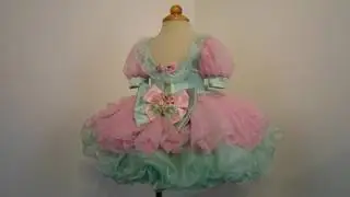 Aqua & Candy Chiffon Babydoll