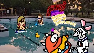 Clown's bizarre adventure! Plastic duck simulator