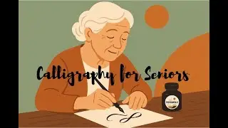 #Calligraphy: Find #Calm & #Creativity with Beautiful #Writing #Art #Freedomfully #retireesupport