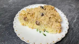 Apfelkuchen mit Rosinen 😋